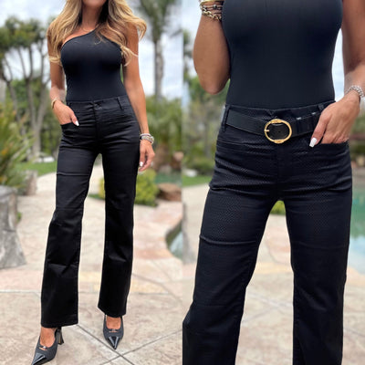TAMI IN BLACK LINK - Romi Boutique
