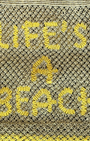 LIFE'S A BEACH JUTE BAG IN KHAKI by The Jacksons - Romi Boutique