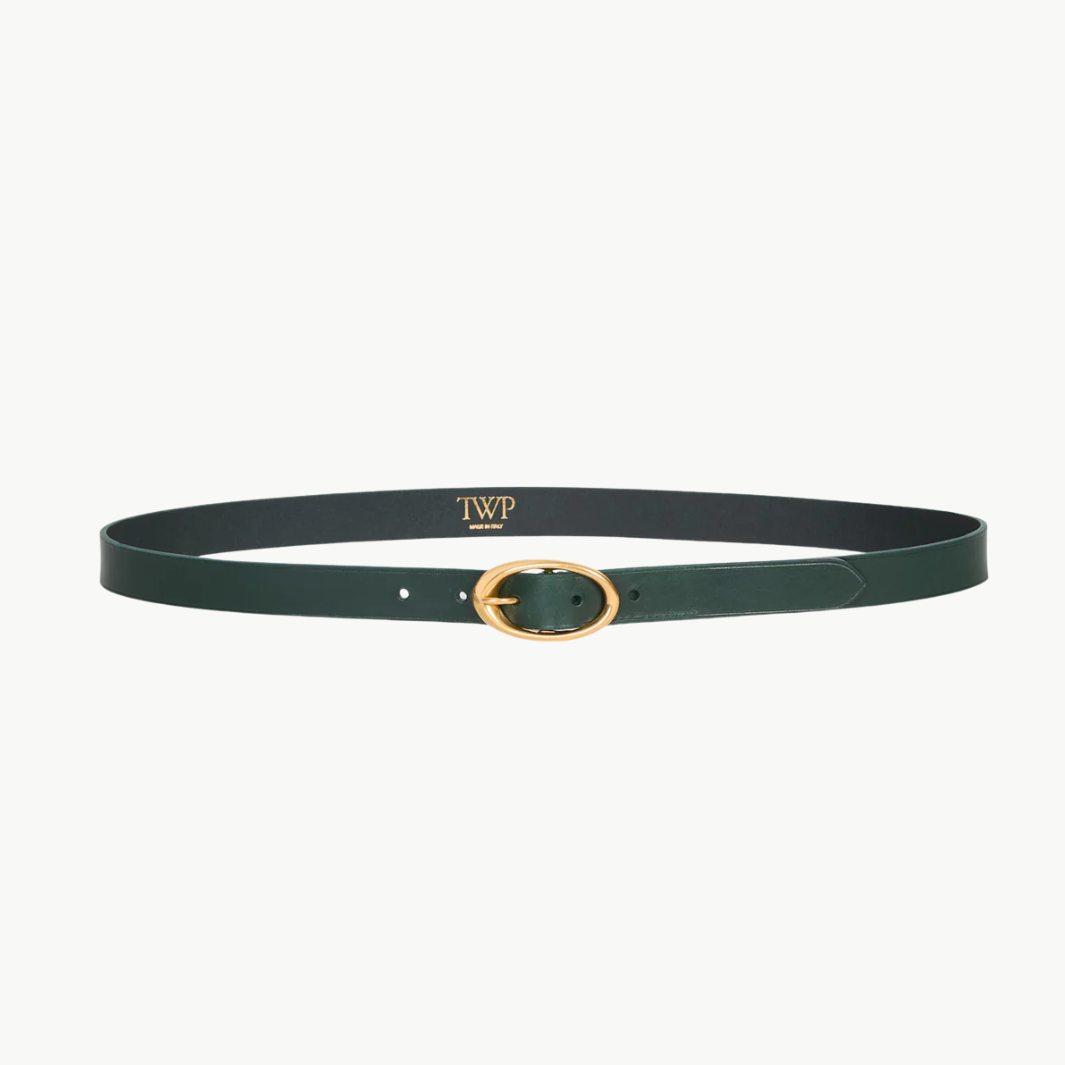 NARROW BELT IN DARK SPRUCE - Romi Boutique