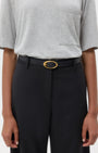 NARROW BELT IN MIDNIGHT - Romi Boutique
