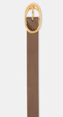 NARROW BELT IN MINK - Romi Boutique