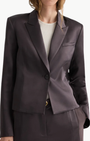 SAWYER BLAZER IN CHOCOLATE TORTE - Romi Boutique