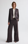 SAWYER BLAZER IN CHOCOLATE TORTE - Romi Boutique