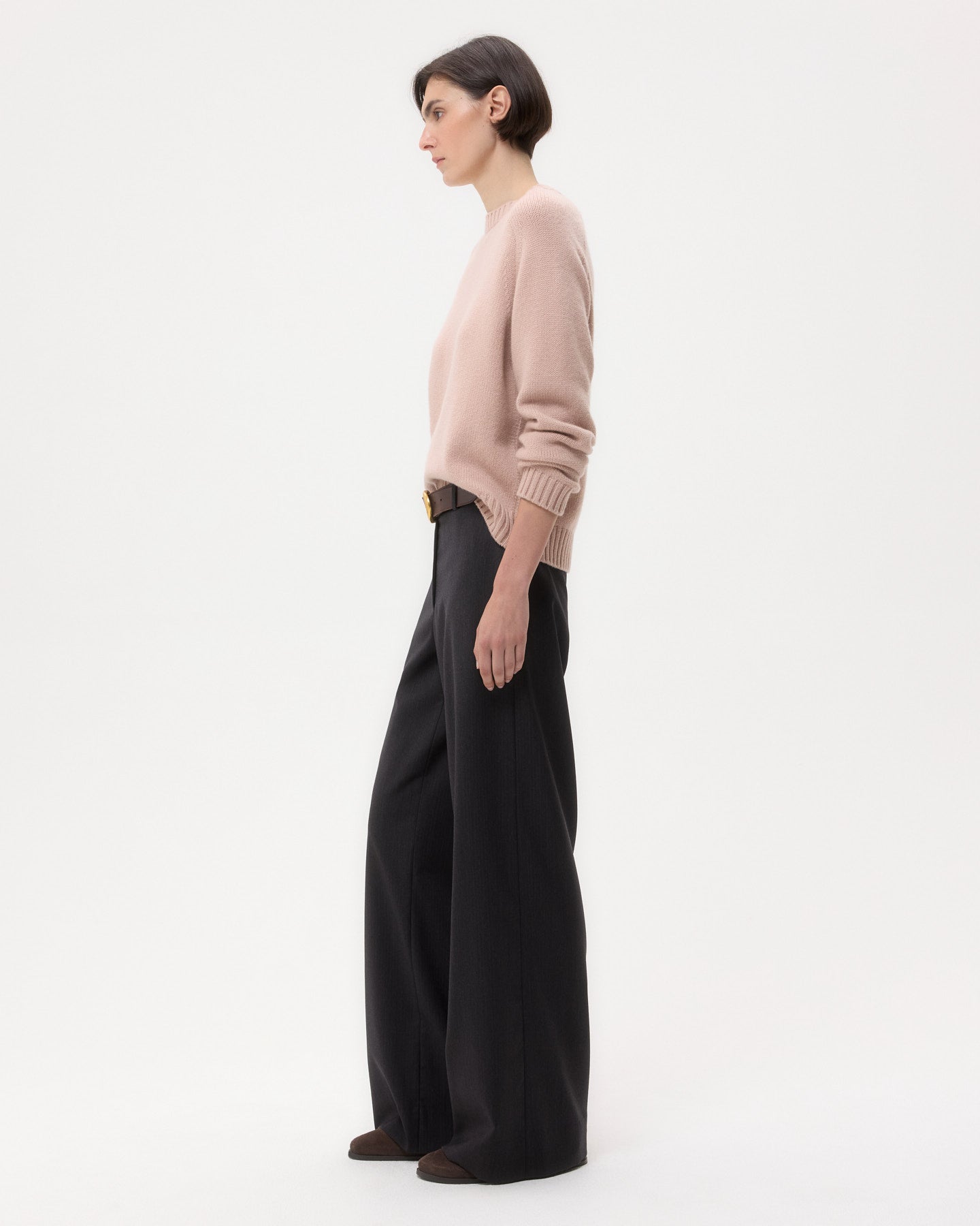 DOWNING PANT IN CHARCOAL - Romi Boutique