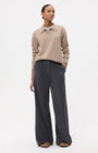 DYLAN PANT IN CHARCOAL HEATHER GREY - Romi Boutique