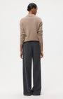 DYLAN PANT IN CHARCOAL HEATHER GREY - Romi Boutique