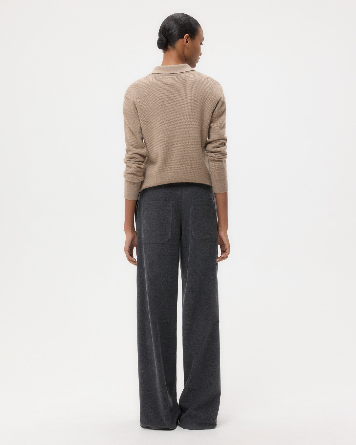 DYLAN PANT IN CHARCOAL HEATHER GREY - Romi Boutique