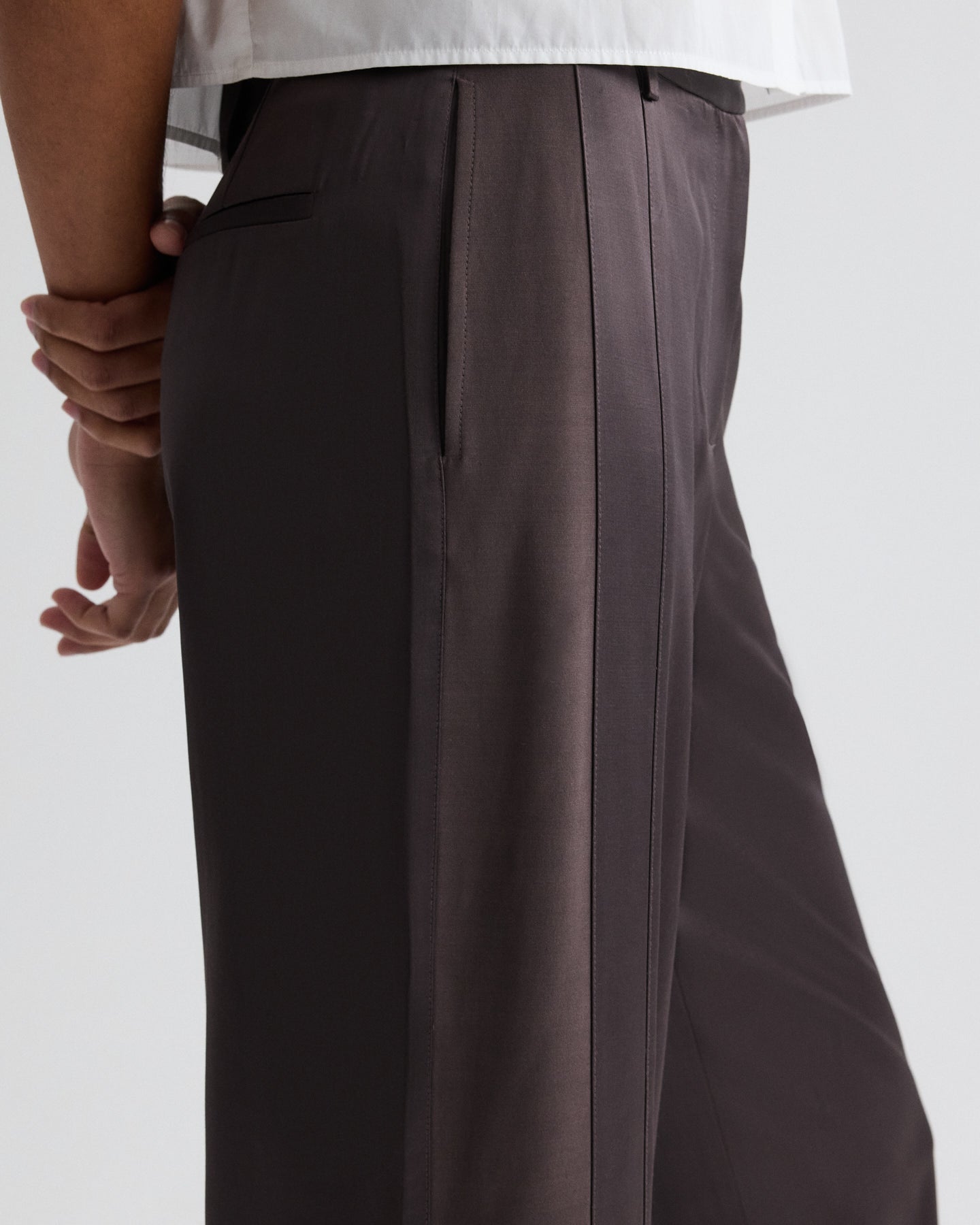 TAITE PANT IN CHOCOLATE TORTE - Romi Boutique