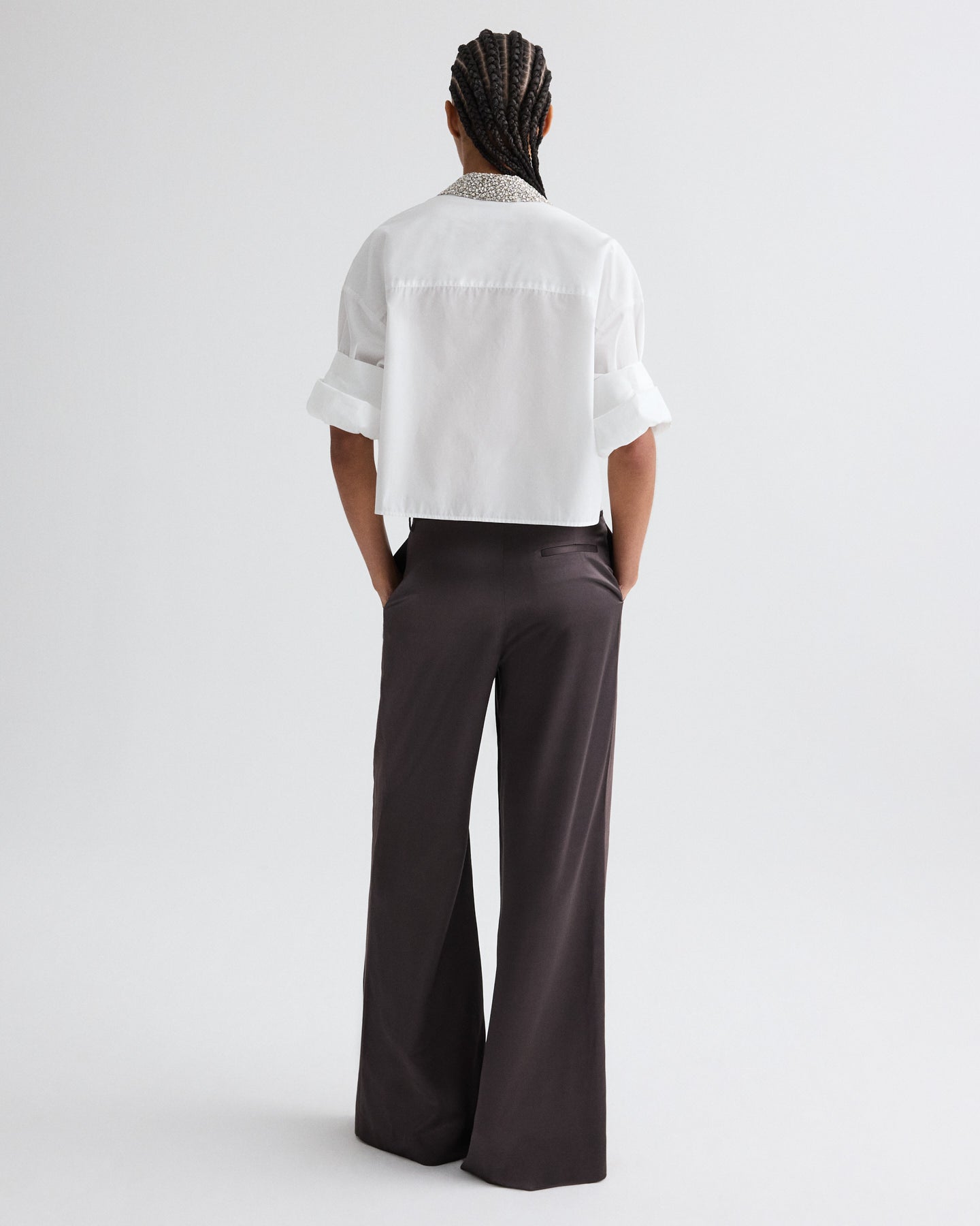 TAITE PANT IN CHOCOLATE TORTE - Romi Boutique