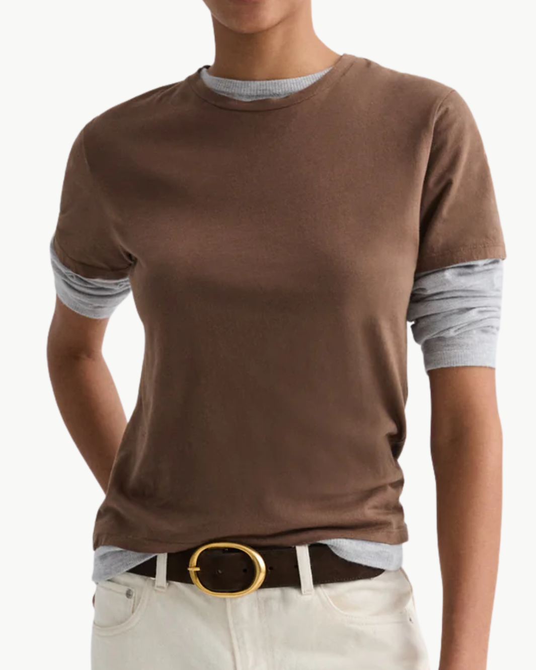 HIS TEE IN BRITISH KHAKI - Romi Boutique