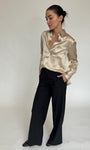 SILK JOEY IN CHAMPAGNE - Romi Boutique