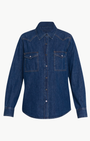 COWBOY TAKE ME AWAY SHIRT IN DARK STONE by TWP - Romi Boutique
