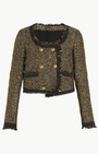 ANISA TWEED U-NECK JACKET by Ulla Johnson - Romi Boutique