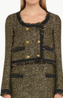 ANISA TWEED U-NECK JACKET by Ulla Johnson - Romi Boutique