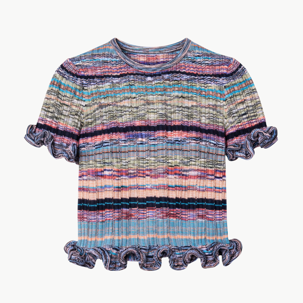 MIYA SHORT SLEEVE KNIT TOP by Ulla Johnson - Romi Boutique
