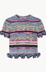 MIYA SHORT SLEEVE KNIT TOP by Ulla Johnson - Romi Boutique