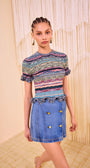 MIYA SHORT SLEEVE KNIT TOP by Ulla Johnson - Romi Boutique