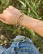 Alexa Leigh ALTERNATING SQUARE & ROUNDED BEAD BRACELET at Romi Boutique