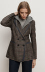 HEDI PLAID DICKEY JACKET IN CHARCOAL MULTI - Romi Boutique