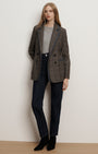 HEDI PLAID DICKEY JACKET IN CHARCOAL MULTI - Romi Boutique