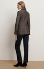 HEDI PLAID DICKEY JACKET IN CHARCOAL MULTI - Romi Boutique