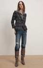 BEACH DICKEY IN MEDIUM HEATHER GREY - Romi Boutique