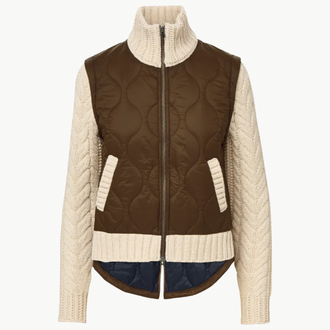 PATRA MIXED MEDIA JACKET by Veronica Beard - Romi Boutique