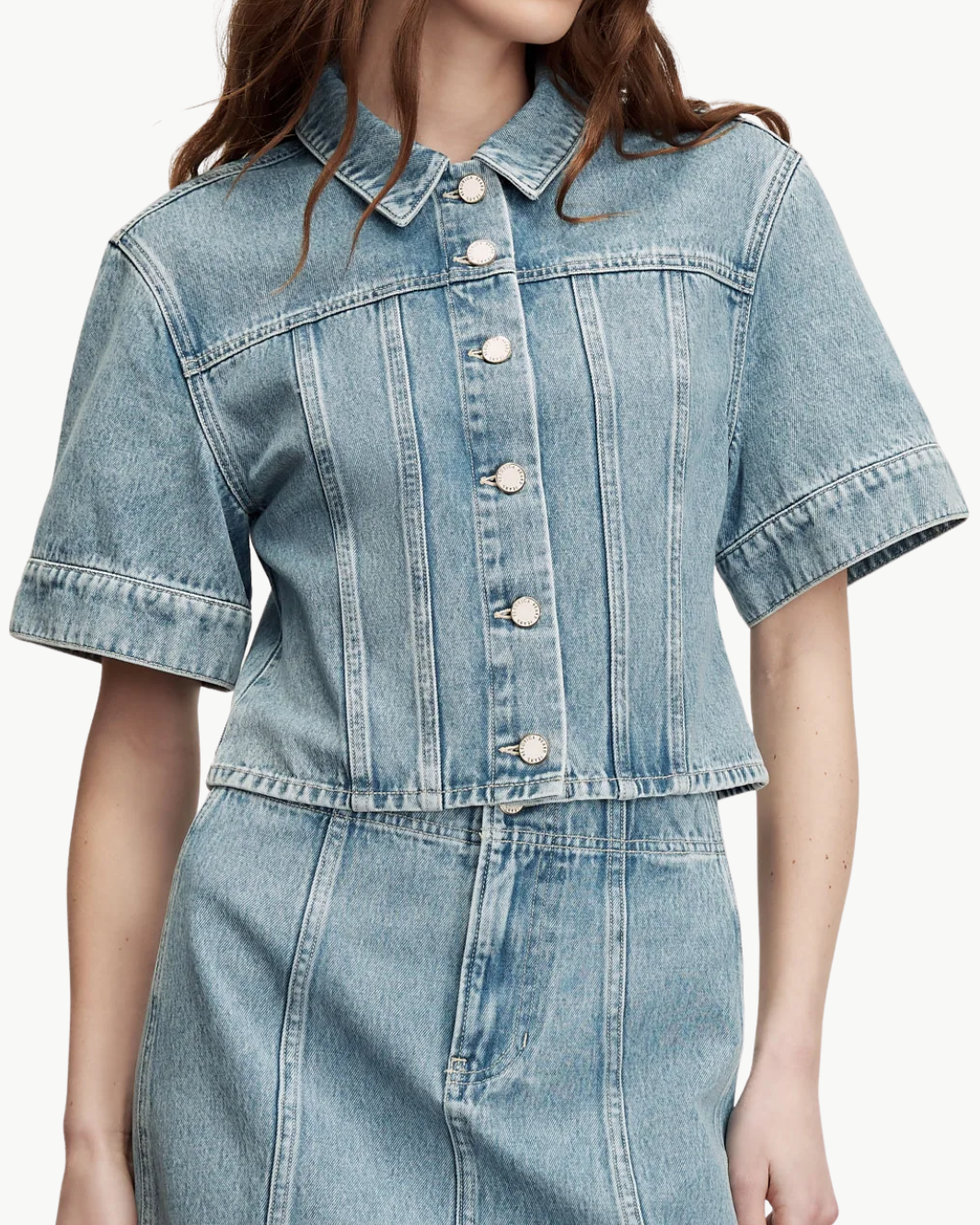 MALCOM CROPPED DENIM JACKET - Romi Boutique
