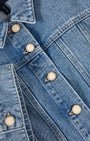 MALCOM CROPPED DENIM JACKET - Romi Boutique