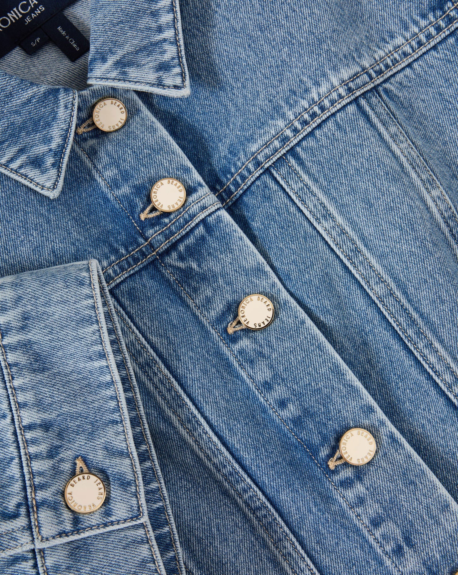 MALCOM CROPPED DENIM JACKET - Romi Boutique