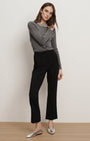 KEAN SLIM-LEG PANT IN BLACK - Romi Boutique