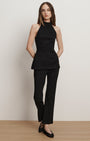 KEAN SLIM-LEG PANT IN BLACK - Romi Boutique