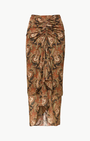 SIRA SILK MIDI SKIRT by Veronica Beard - Romi Boutique