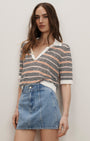 MARQUITA DENIM MINI SKIRT - Romi Boutique