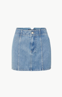 MARQUITA DENIM MINI SKIRT - Romi Boutique