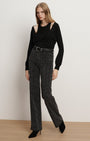 LOLASEE MERINO WOOL PULLOVER IN BLACK - Romi Boutique