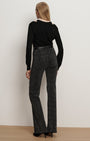 LOLASEE MERINO WOOL PULLOVER IN BLACK - Romi Boutique
