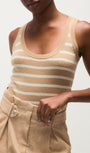 BIRKE CASHMERE TANK by Veronica Beard - Romi Boutique
