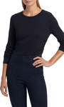 KISHA TOP IN NAVY - Romi Boutique
