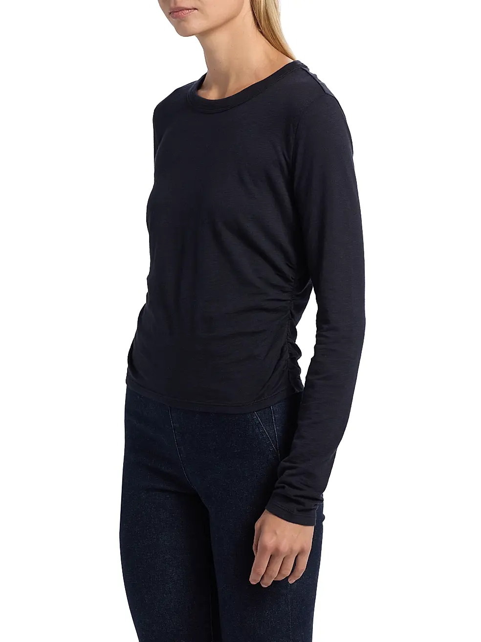 KISHA TOP IN NAVY - Romi Boutique