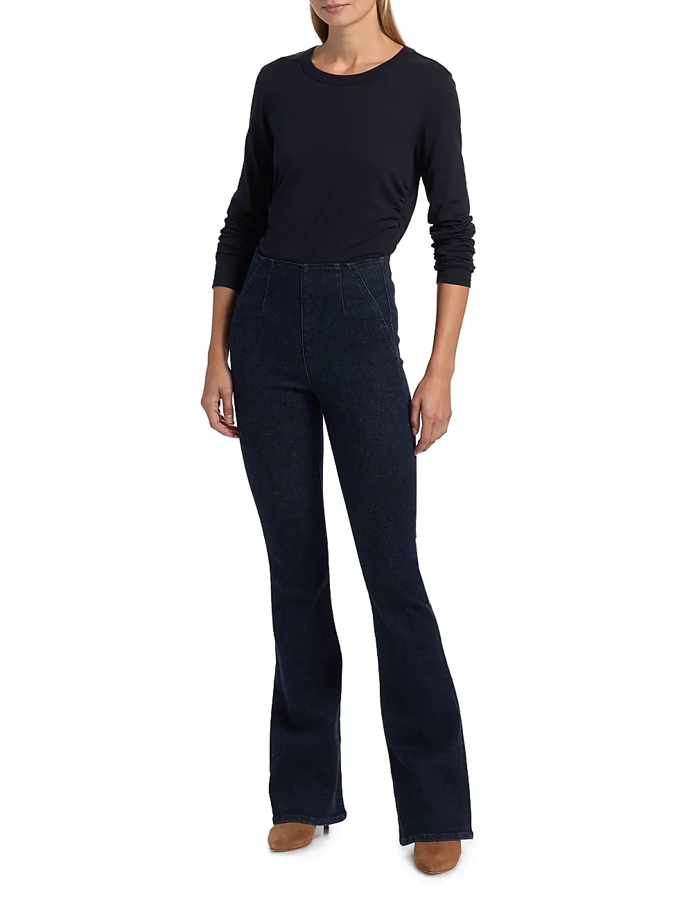 KISHA TOP IN NAVY - Romi Boutique