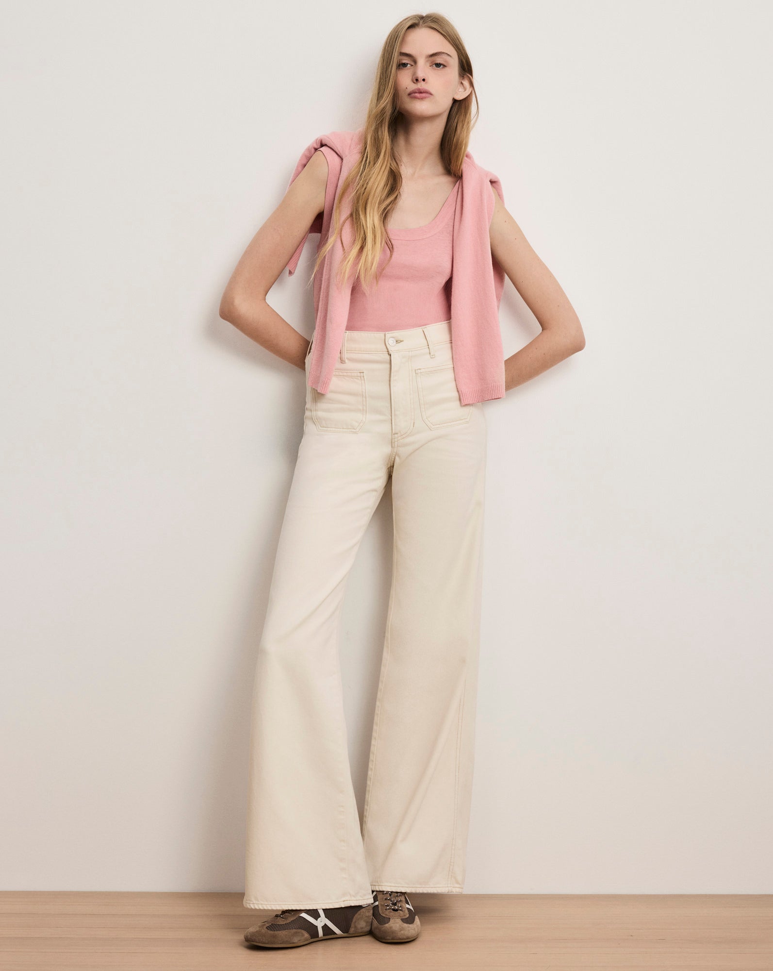 BELVEDERE TANK IN PETAL - Romi Boutique