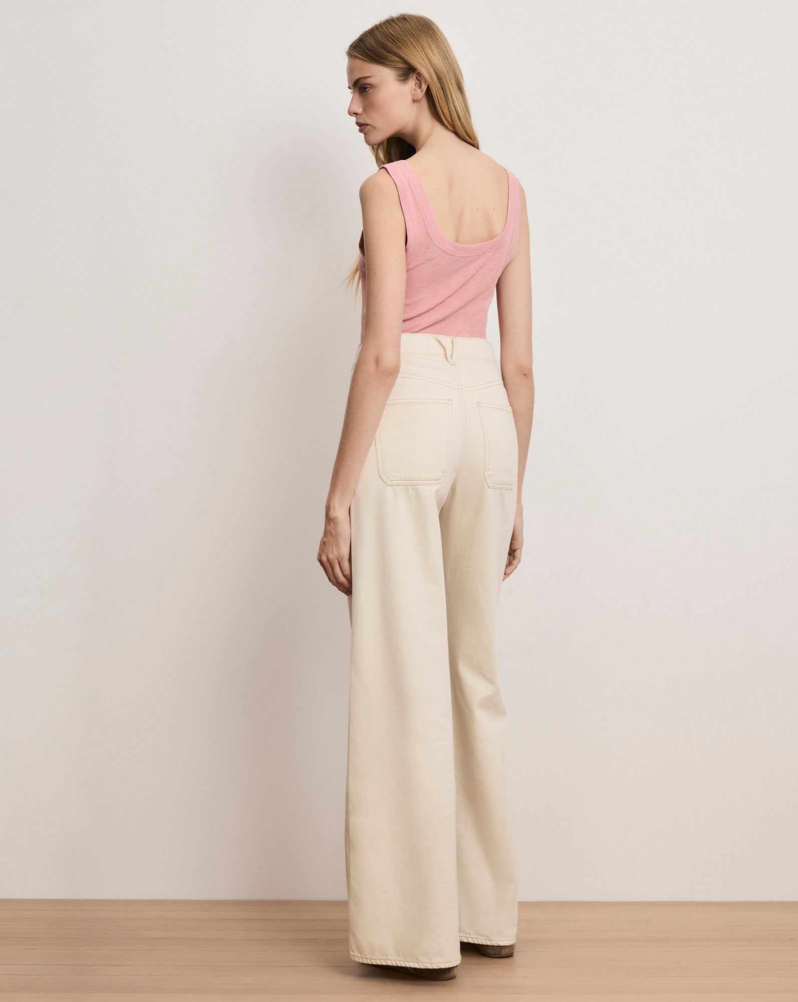 BELVEDERE TANK IN PETAL - Romi Boutique