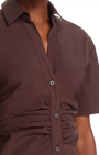 DEVRA BUTTON-DOWN SHIRT by Veronica Beard - Romi Boutique