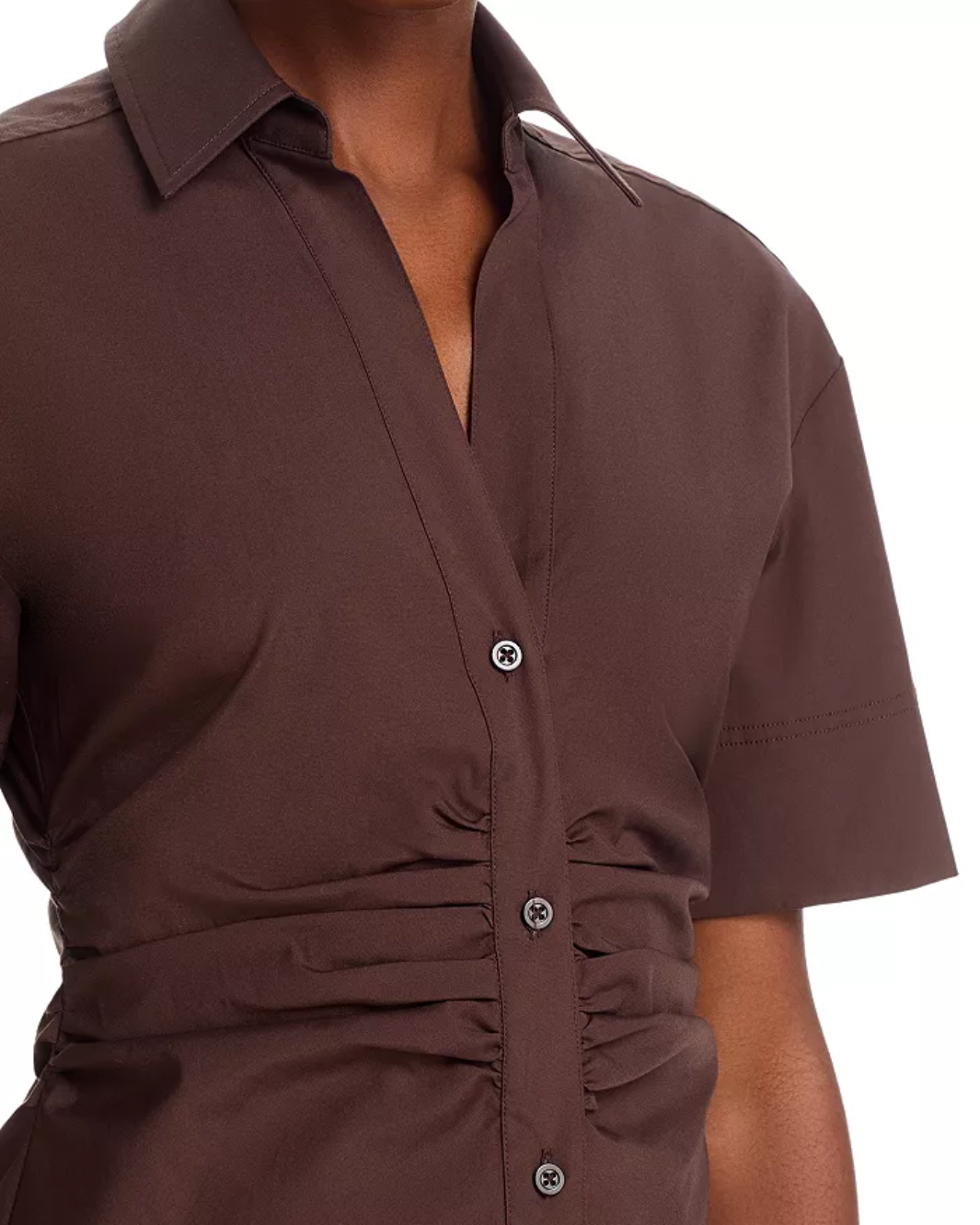DEVRA BUTTON-DOWN SHIRT by Veronica Beard - Romi Boutique