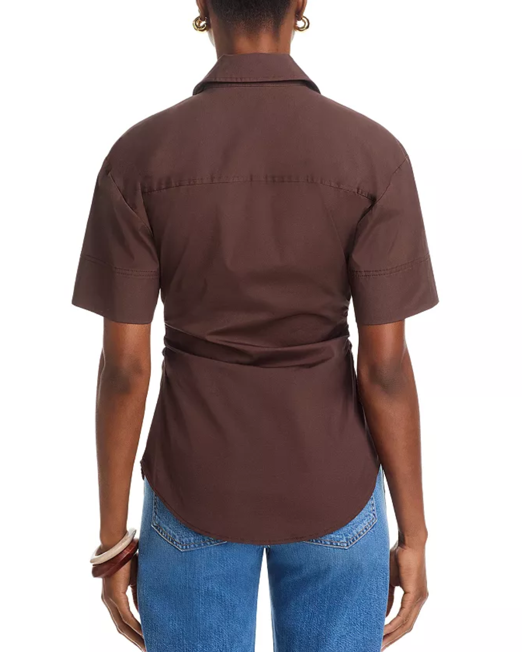 DEVRA BUTTON-DOWN SHIRT by Veronica Beard - Romi Boutique