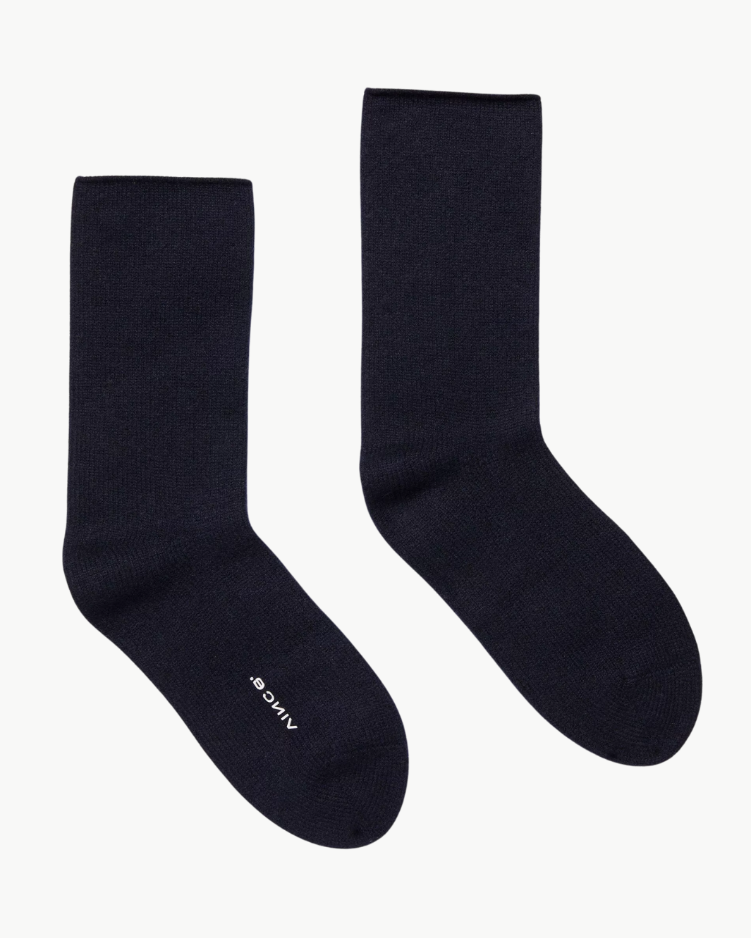 CASHMERE JERSEY SHORT SOCKS IN COASTAL BLUE - Romi Boutique