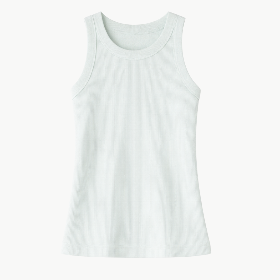 RIBBED SCOOP-NECK TANK by Vince - Romi Boutique