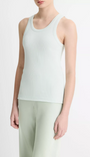 RIBBED SCOOP-NECK TANK by Vince - Romi Boutique