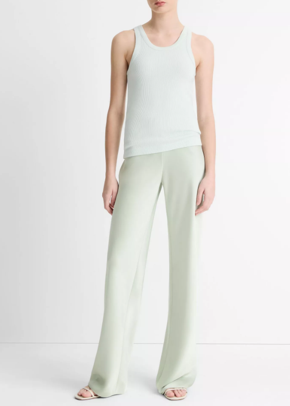 RIBBED SCOOP-NECK TANK by Vince - Romi Boutique